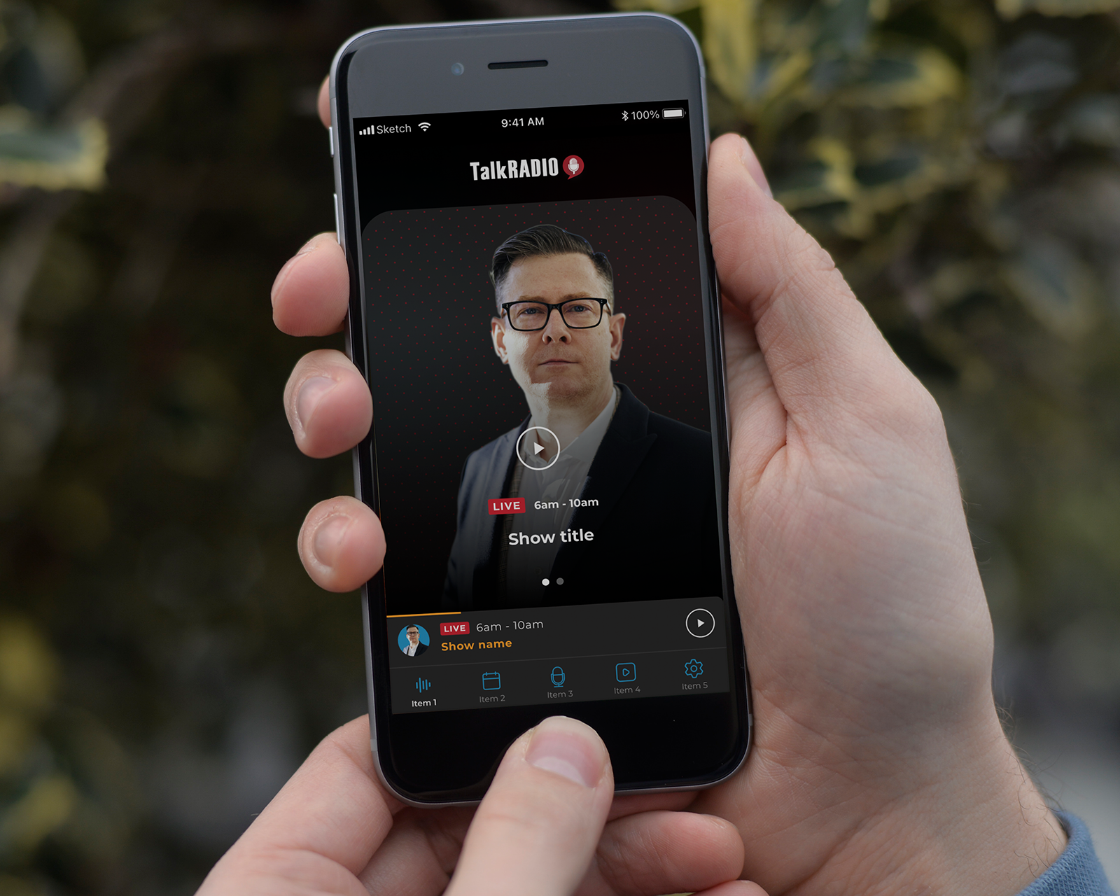 Mock up phone portoflio